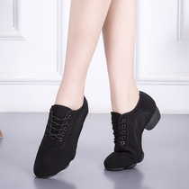 Elang Butterfly Square Dance Shoes Middle Heels Dancing Shoes Female Boy Adults Soft Bottom Dancing Shoes Square Dance Shoes Latin dance shoes