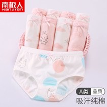 4 Dress Antarctic Children Pure Cotton Girl Pants Flat Corner Four Corner Triangular Shorts CUHK Boy Baby Inner Pants Head