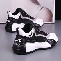 Pop Men Shoes 2021 Fall New Genuine Leather High Bunch Leather Bungbag Bottom Couples Sneakers breathable Ins Chauding shoes