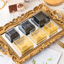 Blossom Snow - bride Youth Box 50 packs with 75 g moon cake box Buff box transparent box baking package