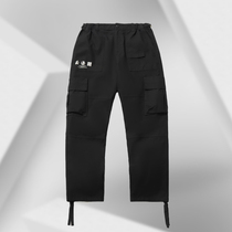 Li Ning sports comfortable trend domestic skateboard series Men flat loose casual trousers AKXR065