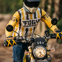 Foulu Garage COOLMAX Summer Retro Riding Locomotive Camping Outdoor Speed Dry Sun Protection T-shirt Clothing for men and women