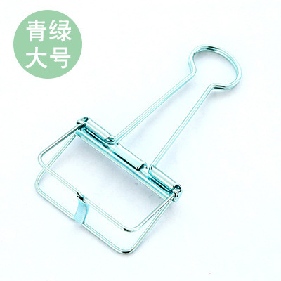 hollow clip stationery metal long tail clip large cute small phoenix tail clip fixed file test paper dovetail clip