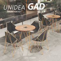 UNIDEA commercial coffee shop dining and dessert shop Western Restaurant Restaurant milk tea shop table and chair set