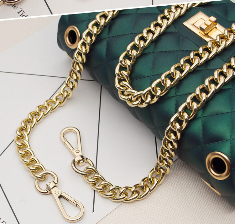 包包配件链条高档不褪色可拆卸粗链子单肩斜跨包带单买百搭金属链
