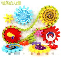 Hands-on gear variety of large particles of plastic baby baby boy puzzle assembly assembly toy