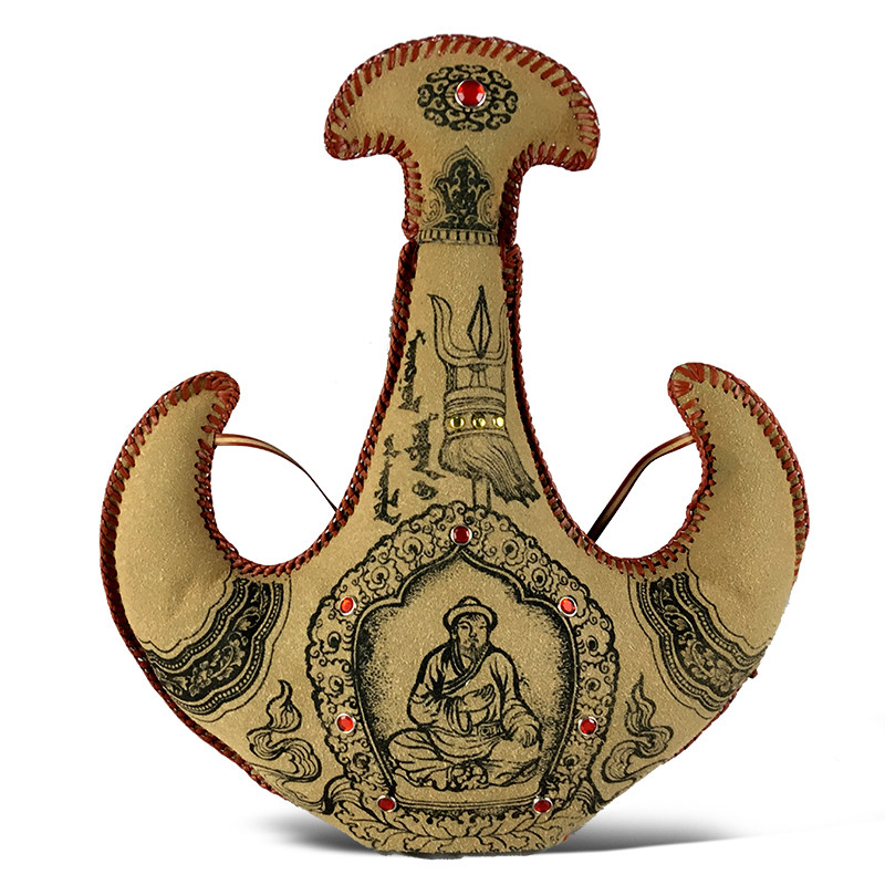 马奶酒皮囊酒内蒙古特产38度500ml毛皮大牛角皮壶奶酒壶蒙古奶酒