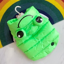 Shit Hum Hum custom French doo clothes Corgi Ying Doo starling Teddy Fat dog can be cartoon frog down vest