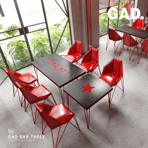 Tea shop table and chair combination table commercial dessert shop catering fast food western restaurant cafe theme club