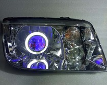 Old treasure Headlight Assembly Retrofit Double Light Lens Xenon lamp Angel Eye Devil Eye LED Day Line Lamp headlights