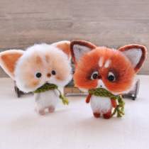 Wool Felt Diy Material Packs Poke Fun Artisanal Fox Kittens Christmas Creative Valentines Birthday Gift Items