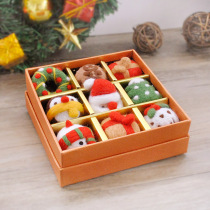 Wool Felt Poke Poke Fun Handmade Diy Material Bag Creative New Year Christmas Gift Decoration Box Student Adults