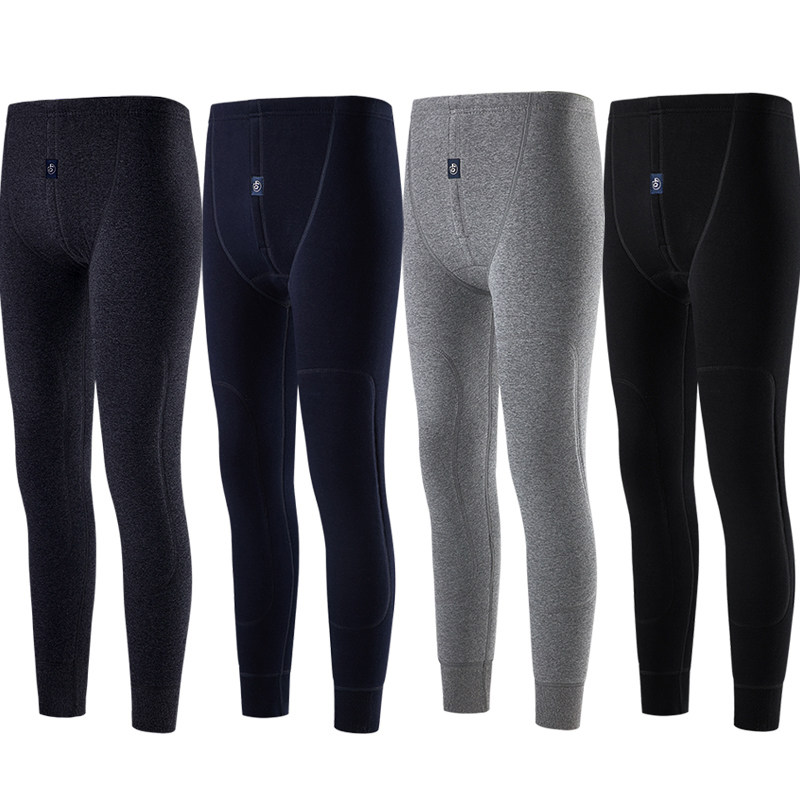 保暖裤男加绒加厚冬季修身青年男士打底线裤棉裤毛裤绒裤紧身秋裤