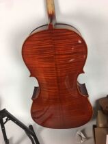 Mingsen handmade cello tiger pattern exam performance level adult children beginner solid wood pattern cello