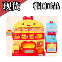South Koreas little girl toy Tai Lingmei delicious burger restaurant color mud house educational toy girl birthday gift