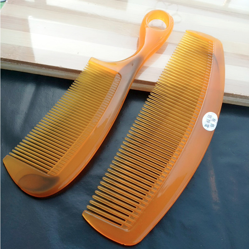 大号牛筋梳子家用加厚熟胶不易断美发长发厚发男女塑料中齿梳子