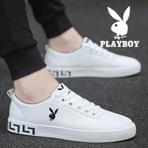 Flowers Playboy Men Shoes 2022 New Fall Leather Shoes Casual Board Shoes Trends 100 Hitch Flat-bottomed Little White Shoes