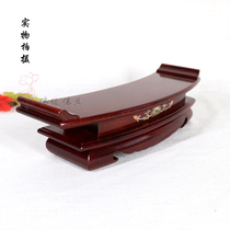 Buddhist Buddha hall Taoist supplies Red sandalwood high-grade small case table Water supply table for Buddha water cup for table for table 12 inches