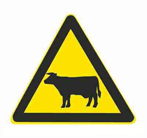 Custom Attention Livestock Sign Signs Road Signs Reflective Road Signs Speed Limit 5 Limited Height Limited Wide Vehicles Warning Signs