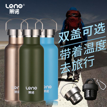 304 stainless steel thermos cup Men and women couples portable fitness cycling kettle Outdoor sports water cup custom 500ml