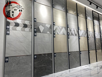 Minimalist modern grey living room wall brick 400x800 through body marble middle floor kitchen floor tiles toilet tiles