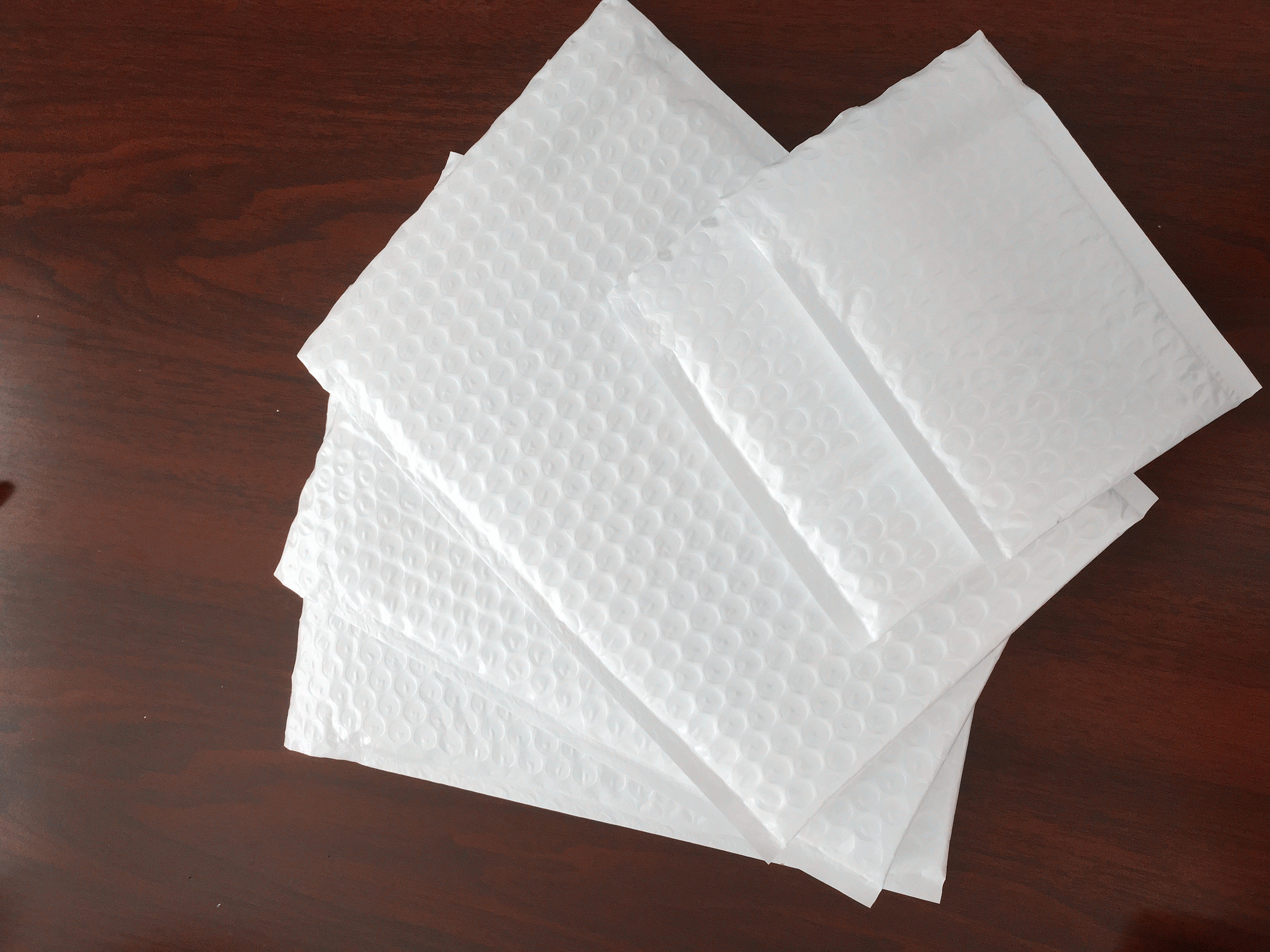 满128包邮珠光膜气泡信封110x130邮政气泡袋白色快递专用包装袋子