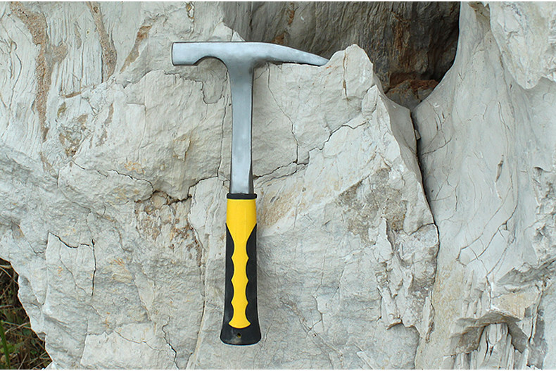 专业地质锤勘探锤多功能尖头扁口一体锤子采矿锤勘测鸭嘴锤钣金