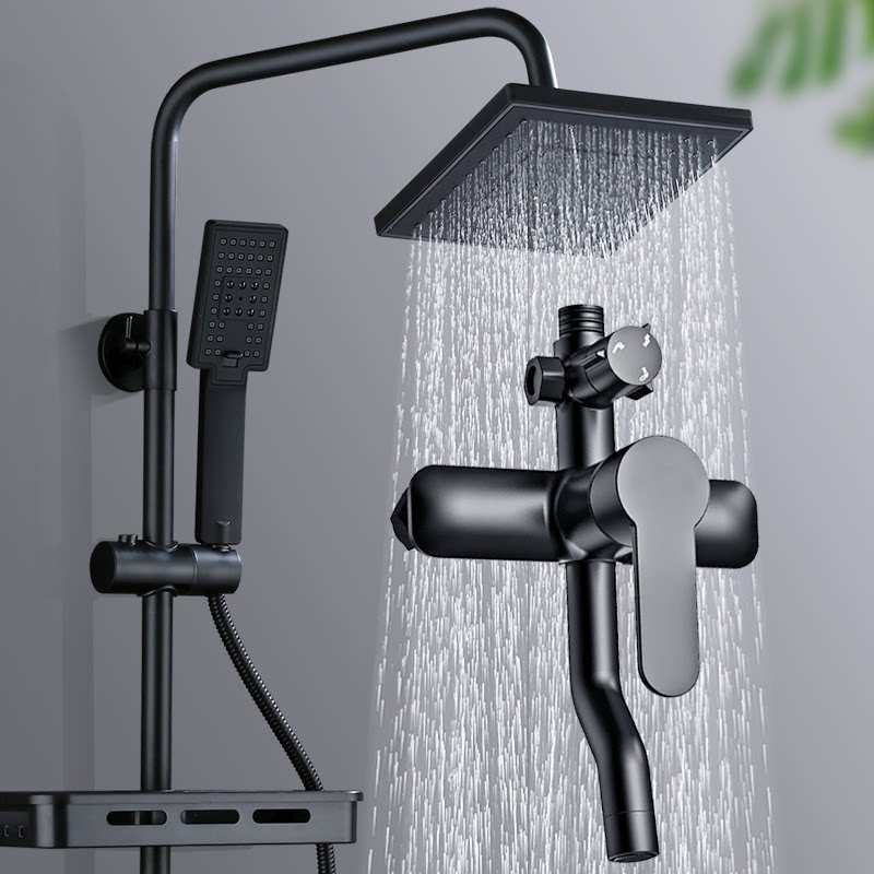家用全铜挂墙式恒温淋浴器套装
