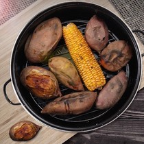 Roasted sweet potato artifact large red potato pot home roasted sweet potato pot barbecue potato corn sweet potato pot barbecue dish
