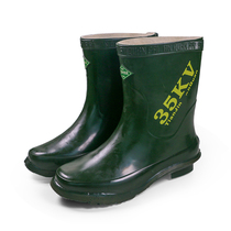 35kV High Voltage Electrical Engineering Insulation Boots Men 27 5KV Rubber Lawless Rain shoes Rain boot Water Shoe Anti-slip waterproof semi-cylinder