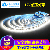 12V low voltage light belt highlight high display 24V self-adhesive soft light belt adhesive engineering aluminum slot special light bar can be customized
