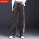 Gold velvet drape wide leg pants female Korean version of spring and summer high waist loose straight jeans corduroy corduroy slacks black Gold velvet drape wide leg pants female Korean version of spring and summer high waist loose straight jeans corduroy corduroy slacks black