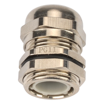 Metal cable waterproof connector locking Glan brass nickel plated waterproof fixing M9*1 5PG126NPT3 4