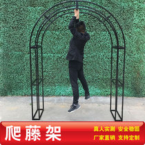 Arch flower stand Climbing pergola Garden seasonal flower stand green dill plant stand outdoor flower door villa courtyard decoration