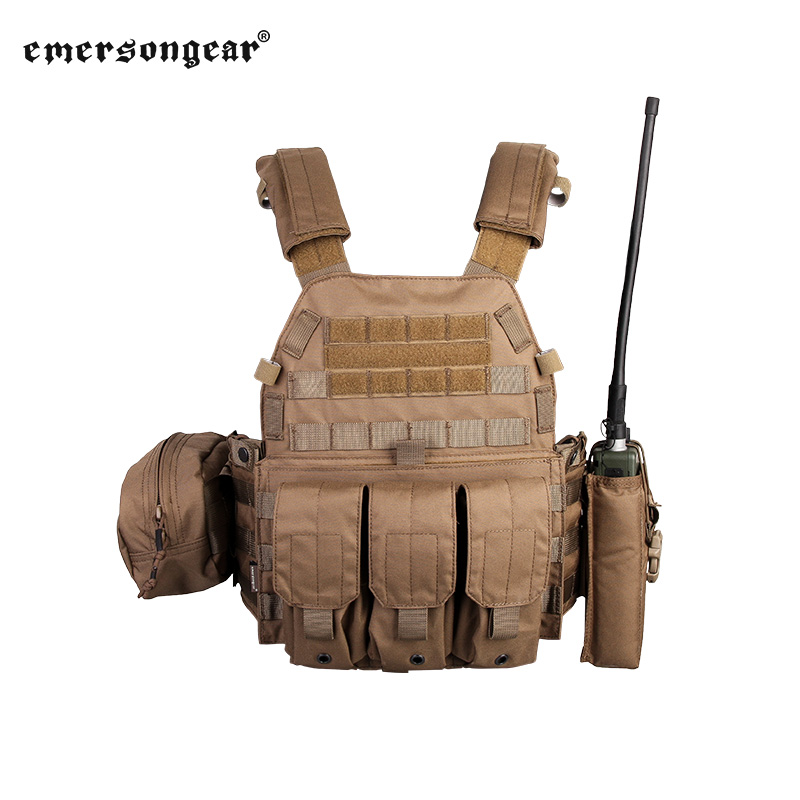 爱默生emerson军迷lbt6094a风格战术背心带附件包版多色迷彩可选