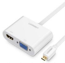 Green United MM115 Micro HDMI to HDMI VGA Converter