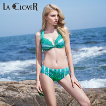 LACLOVER Ocean Pocahontas series Spring and Summer 3 4 medium thick cup bikini Womens split swimsuit LC67FF1