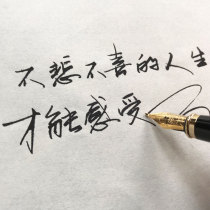 HERO Pen 6006 mens high-grade gift gift practice hard pen calligraphy pen calligraphy pen Art bend tip elbow signature signature ink set student special girl retro