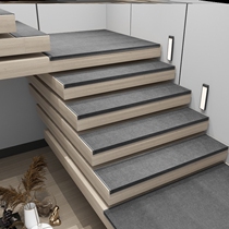 Indoor household solid wood floor stair step pad glue-free self-adhesive scrub anti-skid pad step paste light luxury wind