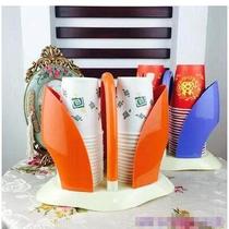 Desktop Cup pick cup holder for disposable cup Cup shelf water cup plastic cup plastic cup plastic cup plastic cup paper cup paper cup storage rack