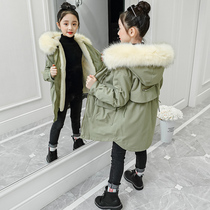 Girls' autumn and winter clothing 2022 new Korean version of the foreign gas disassembly can overcome the winter cotton clothing coat of the middle and high school children