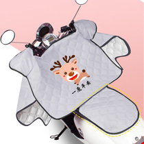 Electric motorcycle windshield summer rain-proof wind-proof battery car sunscreen cover summer waterproof sunshade thin spring and autumn