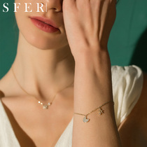 925 Silver Bracelet Female Korean Simple Personality Fashion ins Gold-plated Girls Birthday Womens Day Gift Ornaments