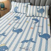 Spring and summer thickened quilted sheets all-inclusive mattress protection cover pure cotton fitted sheet bedspread single piece cotton dust cover