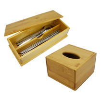 Bamboo and wood knife and fork storage box Household storage rack chopsticks box for knives forks and chopsticks box Western tableware restaurant