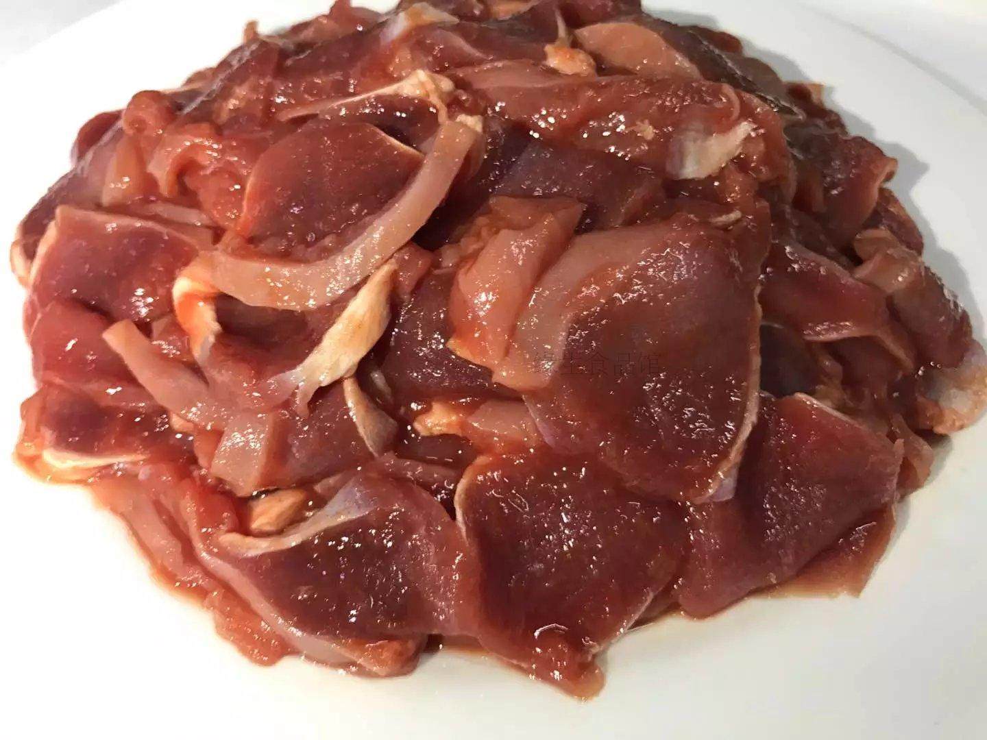 调理鸭肫片鸭胗片5斤批发 冷冻半成品方便菜冒菜炒菜火锅厂家顺丰