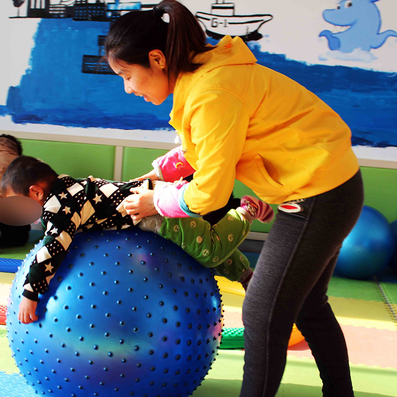 儿童感统训练颗粒大龙球健身球瑜伽球加厚防爆按摩球宝宝早教玩具_7折