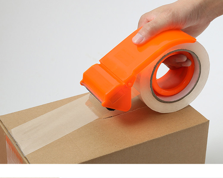 透明胶带切割器打包机6cm宽特大号塑料底座手柄式胶布胶纸封箱器