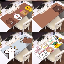 Mechia Tabletop Mat Cloth Station Mat Girls Cute Fresh Cartoon Pattern Tasteless And Environmentally Friendly Waterproof Oil Proof Table Mat