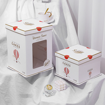 Open Window Version Cake Case Single Layer Double Layer 6 inch 8 inch 1012 Packaged birthday Home Baking Packaging